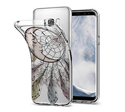 Cover Trasparente Galaxy S8 Plus acchiapasogni