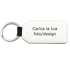 Portachiavi Rettangolare in Pelle