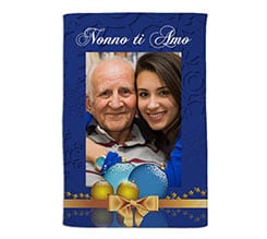 Coperta 100x150 Blue Christmas