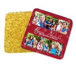 Sottobicchiere in sughero Red Christmas