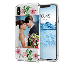Cover Trasparente iPhone XS Max Flowers
