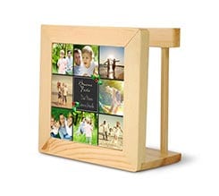 Portatovaglioli in legno Collage natalizio