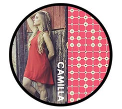 Zerbino Rotondo in Gomma 85 cm Hypnotic pink