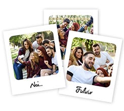 Polaroid Magnetiche Circle frame