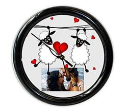 Orologio da muro rotondo Sweet sheeps