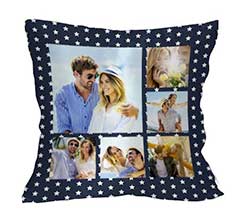 Cuscino classico Stelline bianche