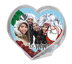 Palla di Neve a Cuore Fantasie natalizie