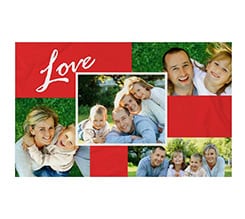 Federa Cuscino Collage Love