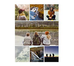 Poster Collage Memories 7 Riquadri