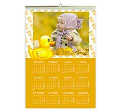 Calendario A3 pagina singola Paperella