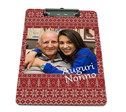 Portablocco A4 in masonite Fantasie natalizie