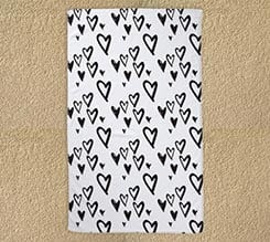 Telo Mare Microfibra 100x170 Black love