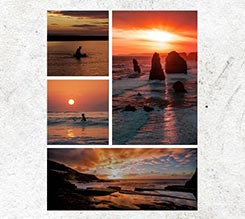 Poster Collage Land 4 Riquadri