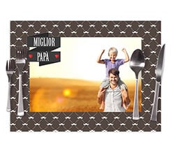Tovaglietta in tessuto Super papà