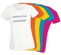 T-shirt Donna in Cotone Personalizzata