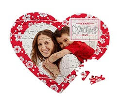 Puzzle cuore A4 Mother's day