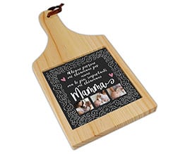 Tagliere in legno Citazione mamma