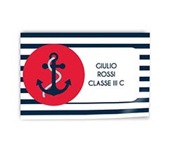 Adesivo rettangolare Ancora