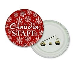 Spilla rotonda Fiocchi di neve