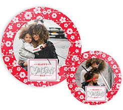 Orologio in legno rotondo Mother's day