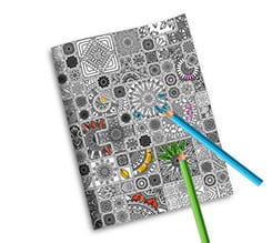 Quaderno con Copertina da Colorare Ethnic