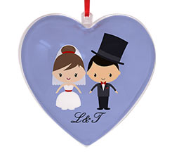 Cuore di Natale Sposini