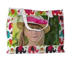 Borsa mare Elefantini colorati