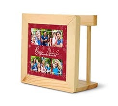 Portatovaglioli in legno Red Christmas