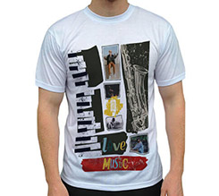 Maglietta Full Print Music