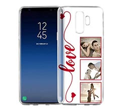 Cover trasparente Galaxy S9 Plus Frame Love