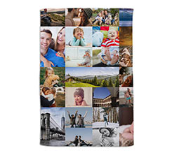 Coperta in pile 26 riquadri