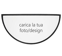 zerbino personalizzato a mezzaluna