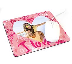 Tappetino mouse rettangolare Pink love