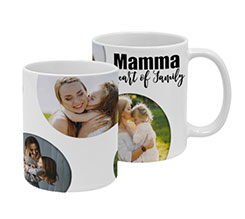 Tazza panoramica Mamma collage