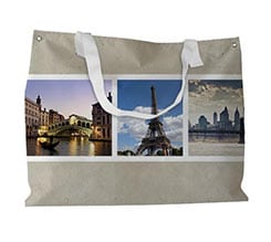 Borsa mare Beige collage