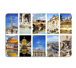 10 riquadri Zerbini Personalizzati