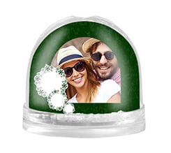 Palla di neve Decorazioni verdi