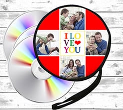 Porta cd Collage love