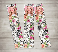 Segnalibro Zebrato con rose