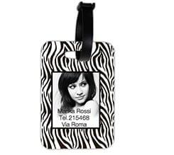Etichetta bagaglio Zebrato