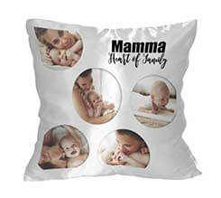 Cuscino classico Mamma collage