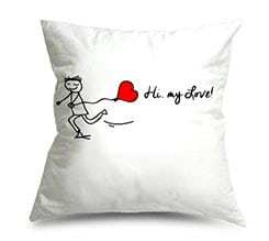 Boy in Love su Cuscino in Pile