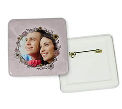 Spilla quadrata Vintage frame