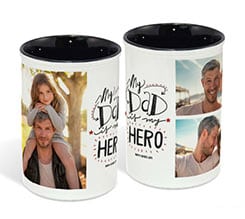 Portapenne in ceramica Dad is my hero