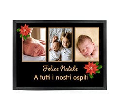 Zerbino in gomma 60x40 Black collage