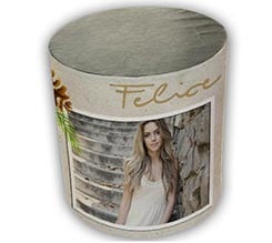 Pouf cilindro Pine cone