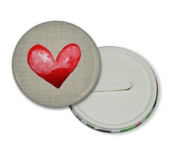 Spilla con clip Romantic love