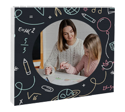 Mattoncini puzzle grafica elementi scuola