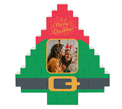 Mattoncini puzzle albero Elfo natalizio