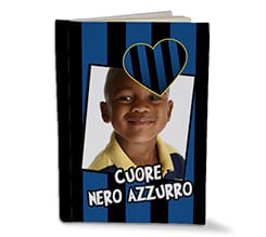 Diario Scolastico Cuore Nero Azzurro